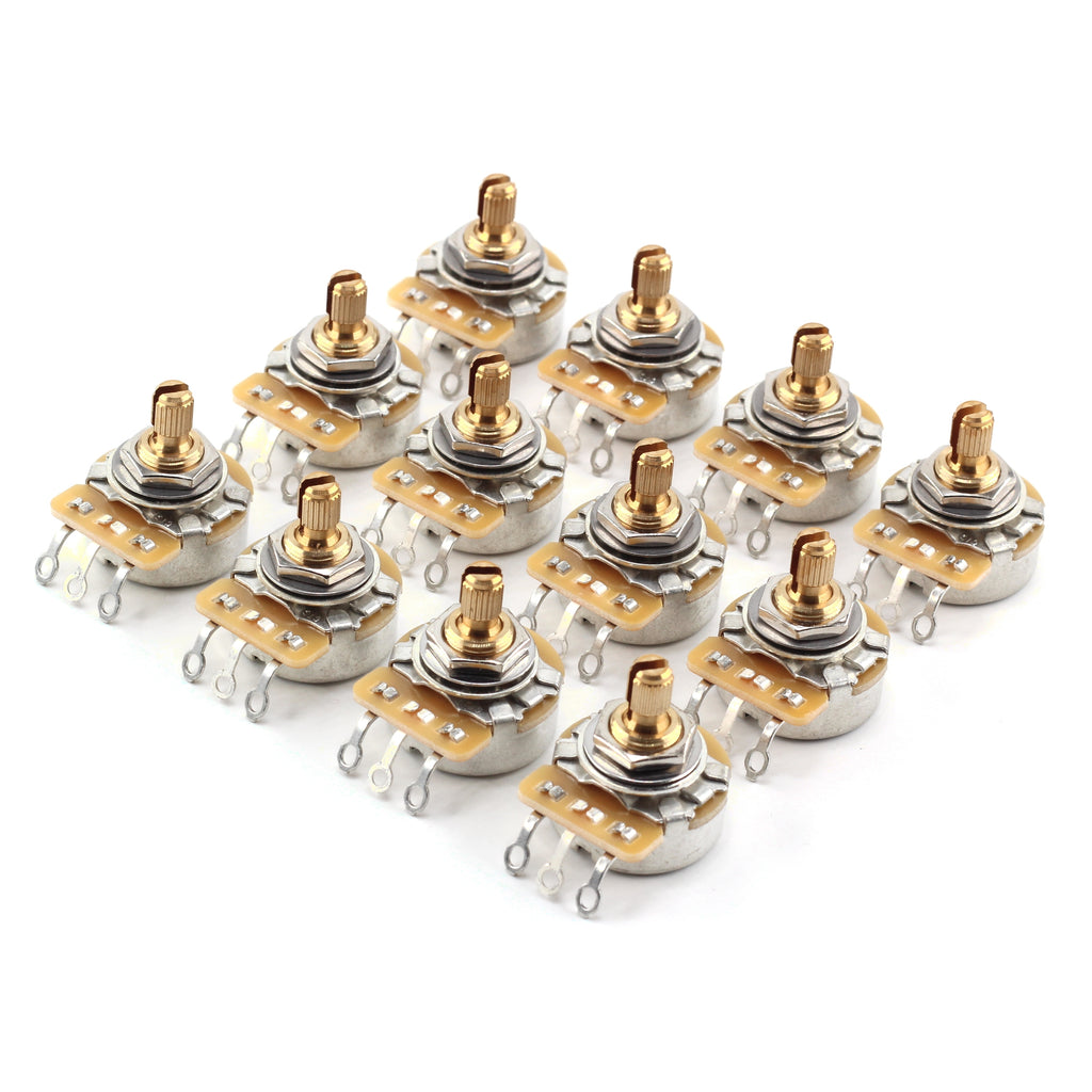 The Art of Tone CTS 250k Potentiometer - Custom Short Split Shaft, Audio Taper, 10% Tolerance
