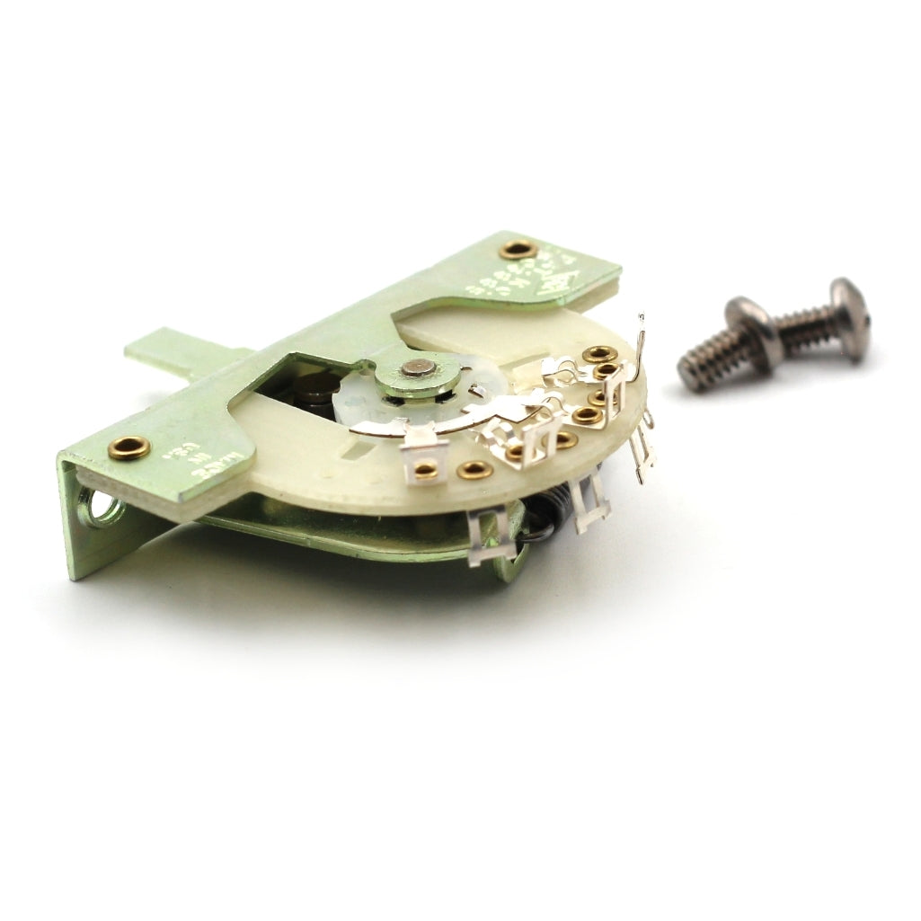 CRL 3-Way Blade Switch for Stratocaster®/Telecaster® Pickup Selector Switch - w/ Mounting Screws