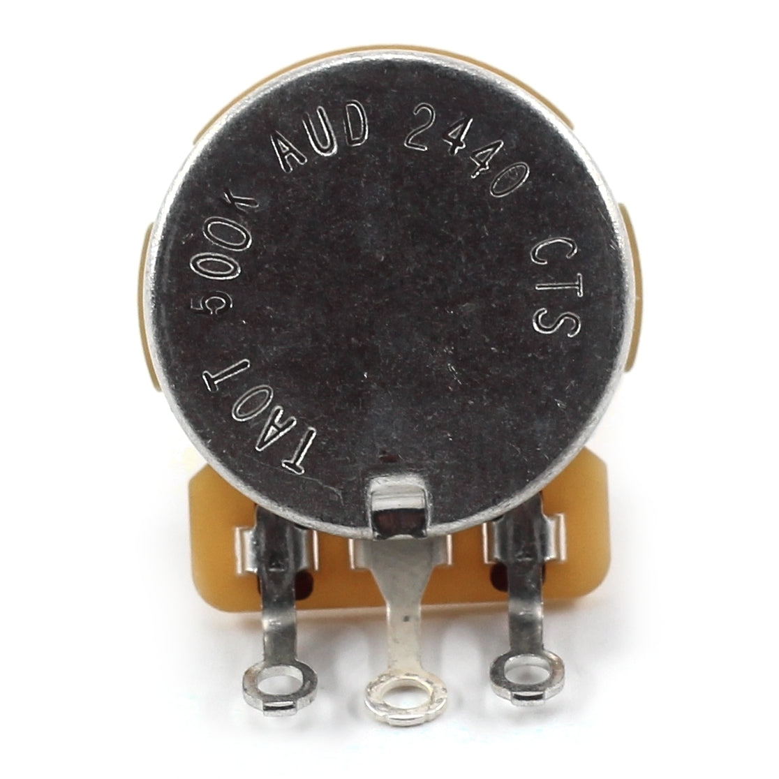The Art of Tone Custom CTS 500k Potentiometers - Short Split Shaft, Audio Taper (4x) w/ 2x .022uf Orange Drop Capacitors  + 14" Buss Wire
