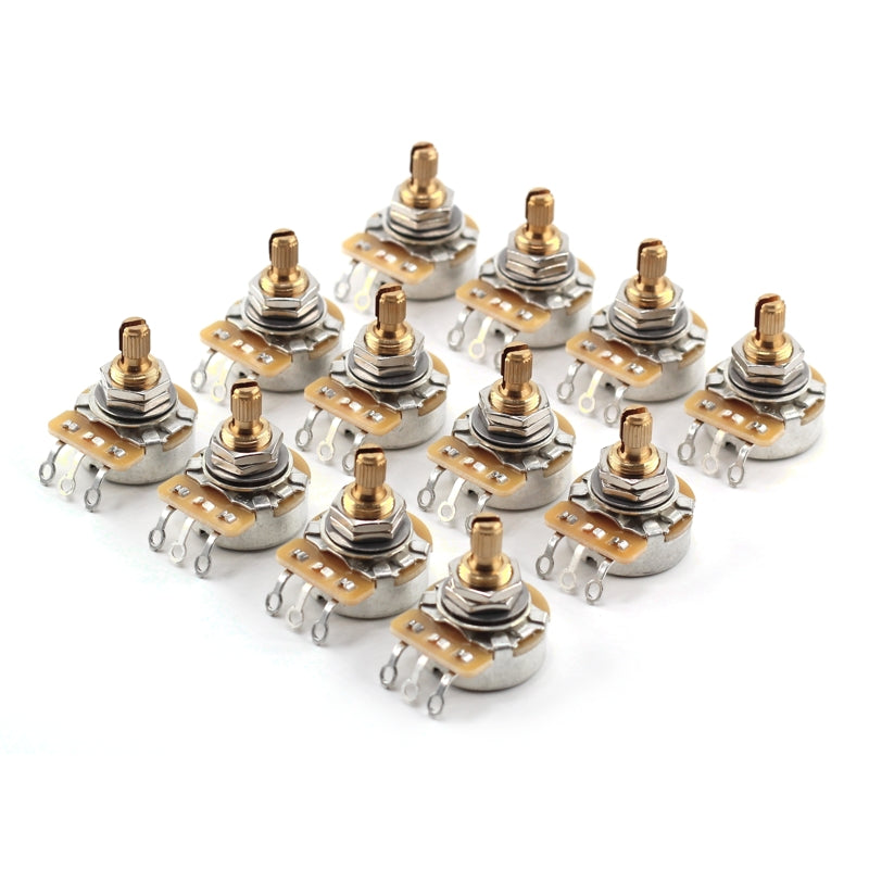 The Art of Tone 525k CTS Guitar Potentiometer - Custom Short Split Shaft, Audio Taper, 10% Tolerance