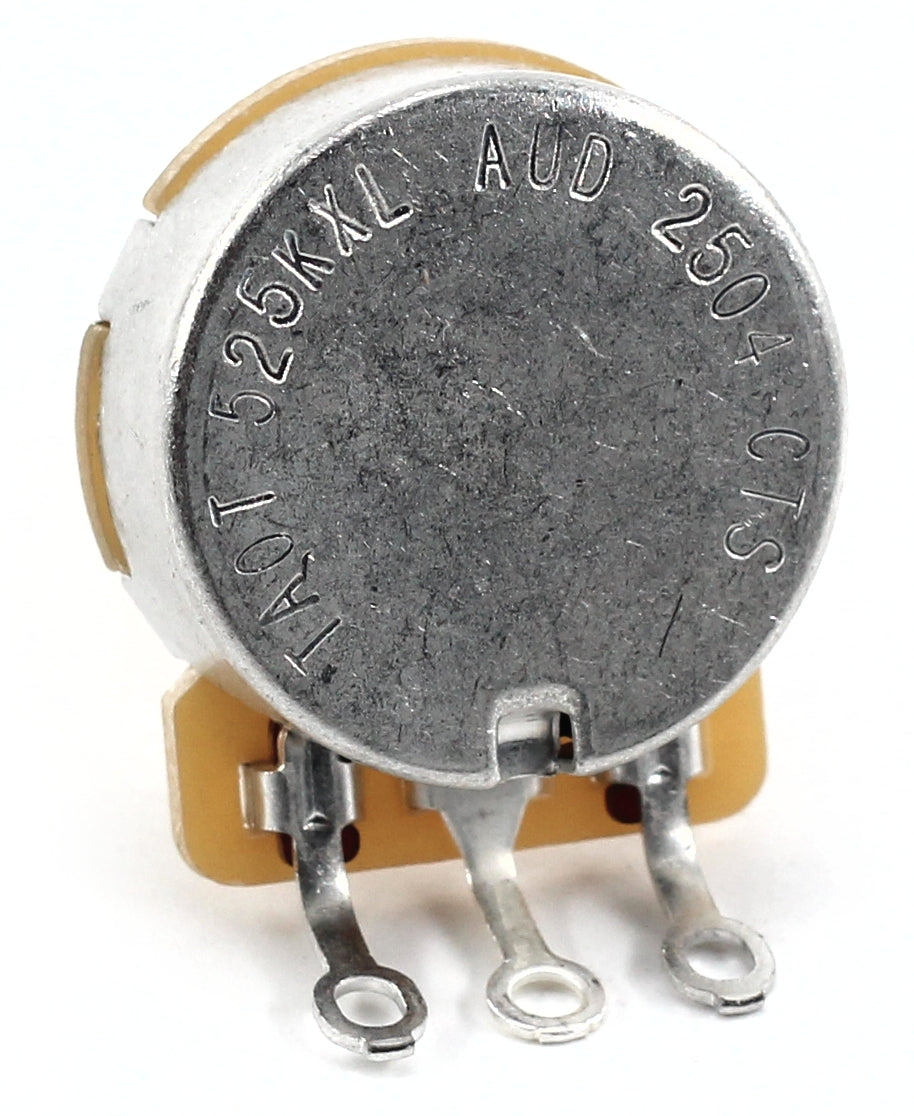 The Art of Tone Custom CTS 525k Long Shaft Guitar Potentiometers (4x) w/ Orange Drop .022uF/200v Guitar Capacitors (2x)