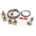 The Art of Tone Gibson® Les Paul® Wiring Kit - Custom CTS 525k Short Shaft Potentiometers and .022uF Orange Drop Guitar Capacitors