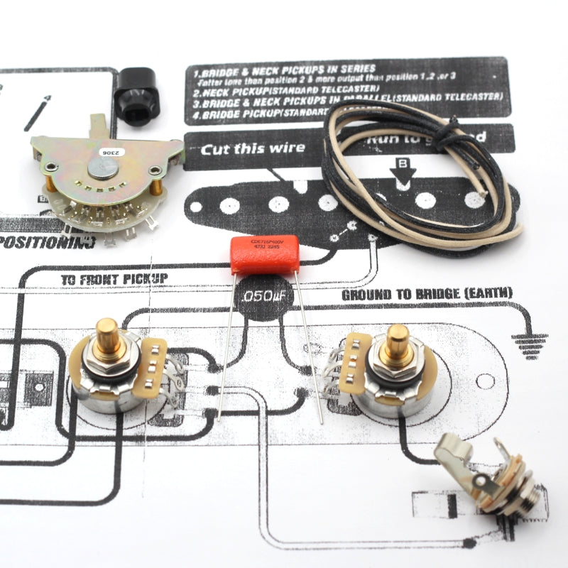 TAOT 4-way Telecaster® Wiring Kit for Telecaster®