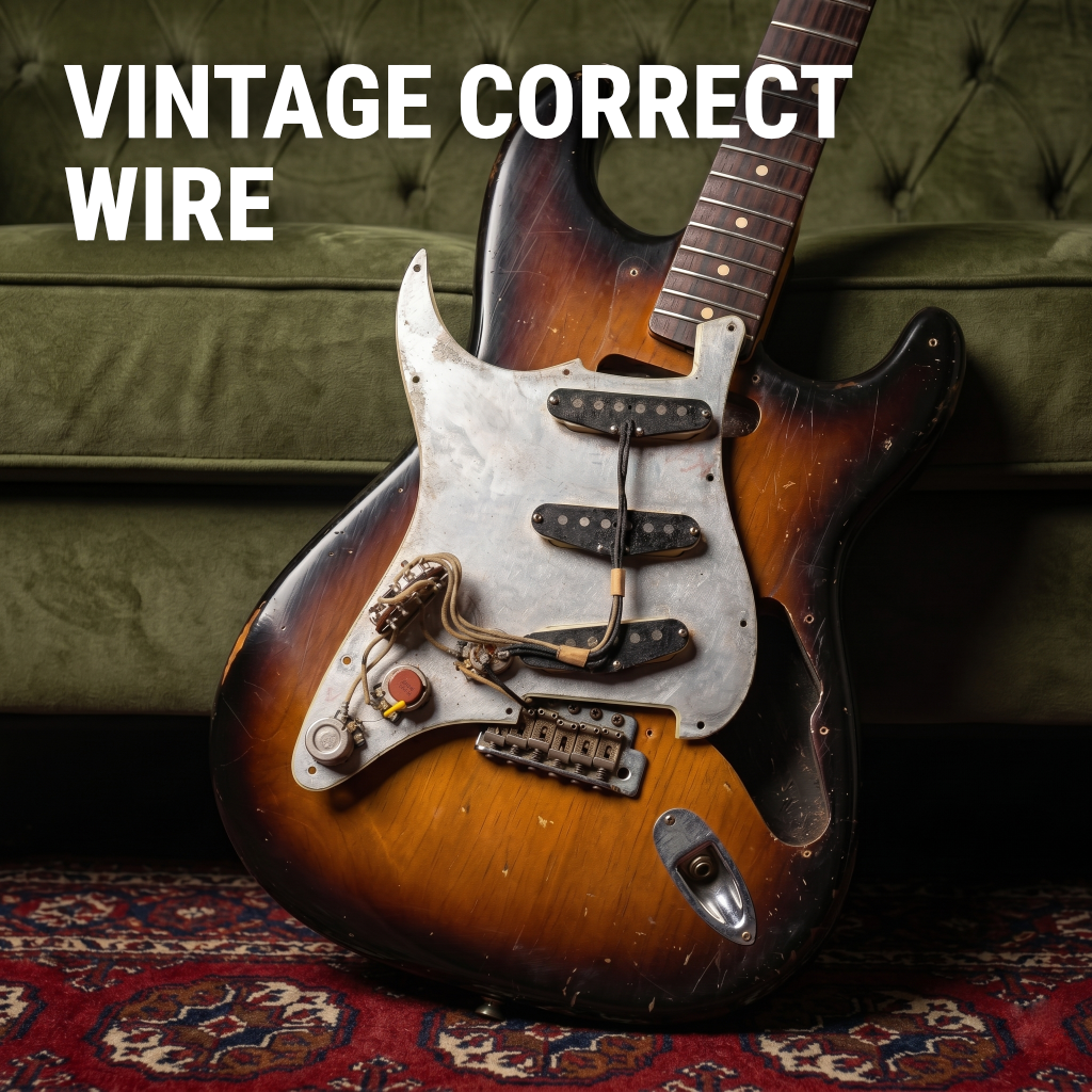 The Art of Tone Gavitt 22 AWG Guitar Wire - Cloth Covered, Vintage-Style Push Back
