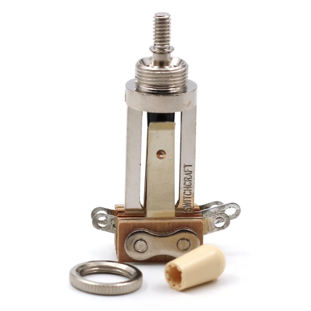 Switchcraft 3-Way Toggle Switch for Gibson® Les Paul® - Long Straight w/ or w/o Genuine Switchcraft Tip