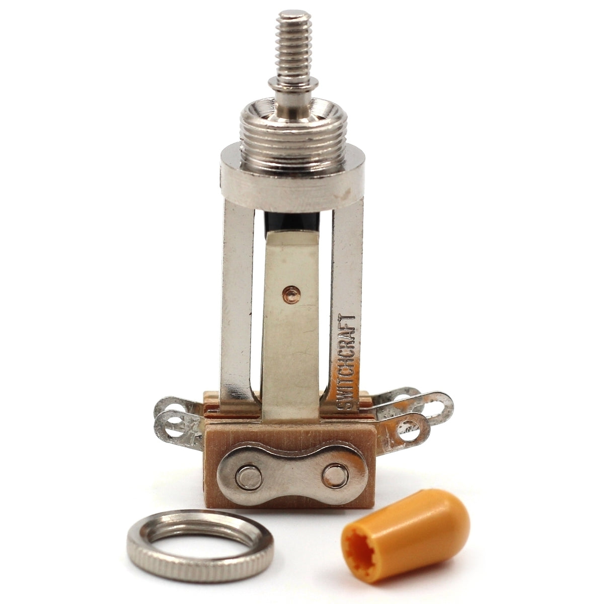 Switchcraft 3-Way Toggle Switch for Gibson® Les Paul® - Long Straight w/ or w/o Genuine Switchcraft Tip