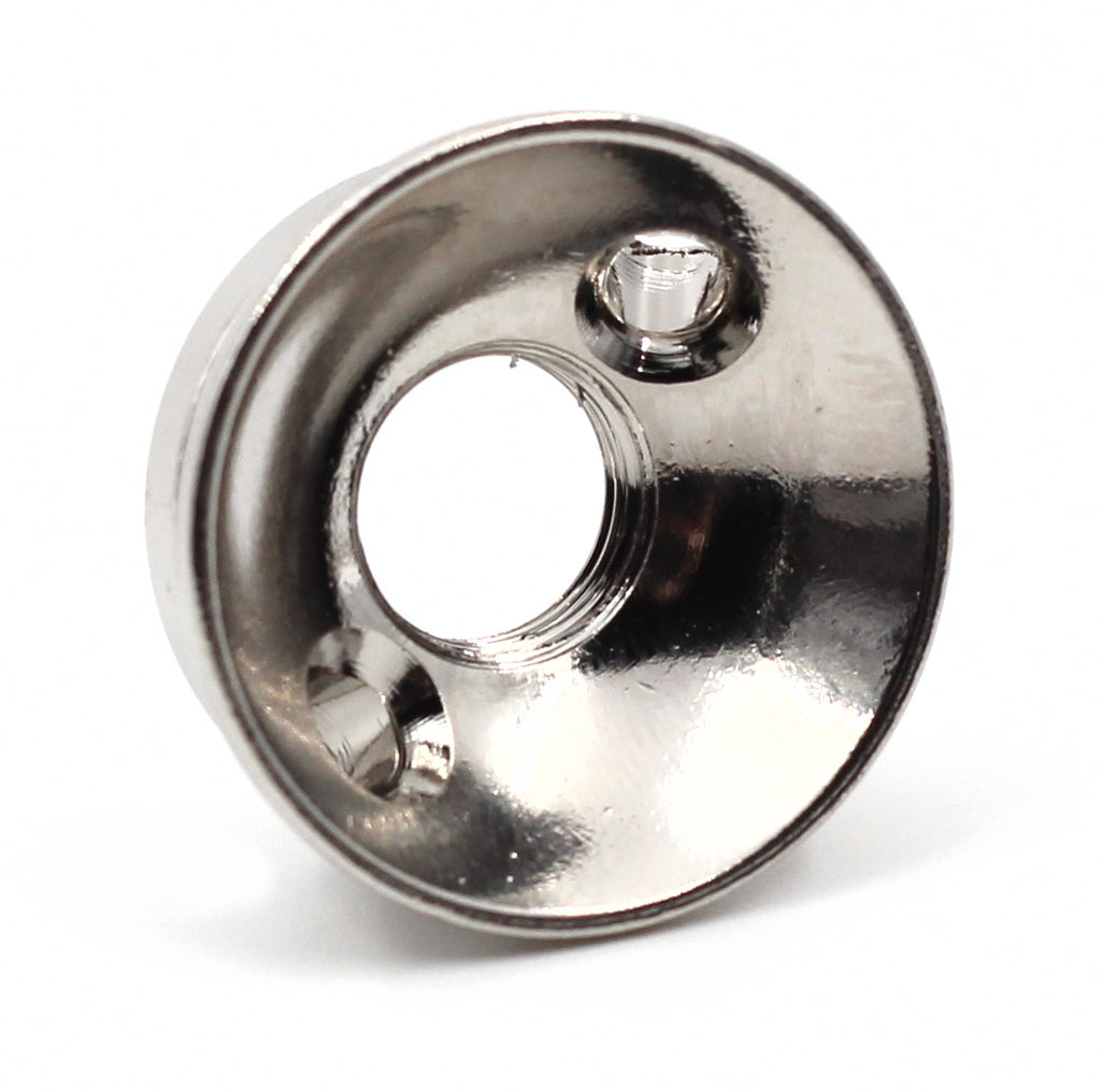 Electrosocket Jack Plate for Telecasters® - Polished Nickel Finish