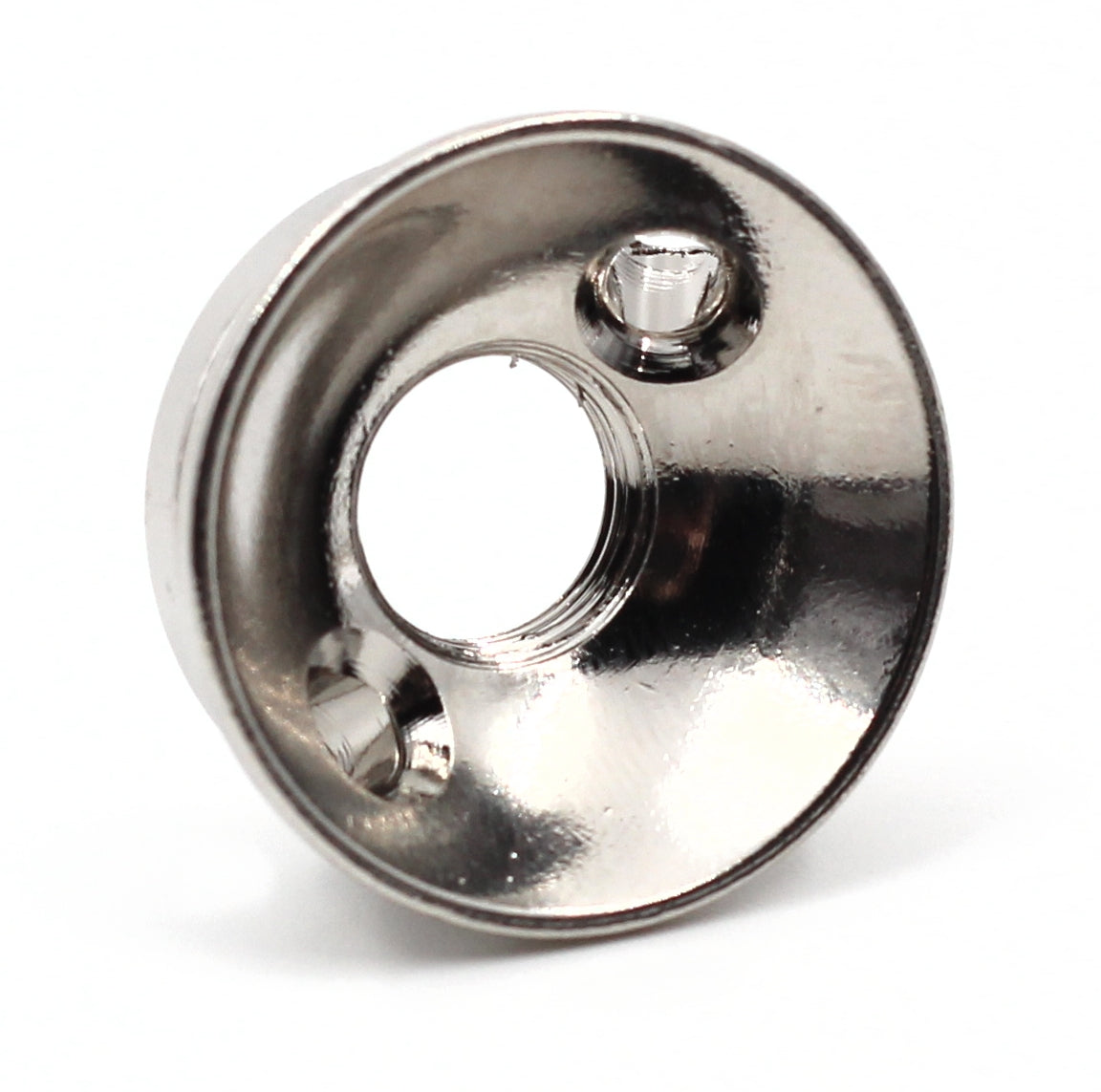 Electrosocket Jack Plate for Telecasters® - Polished Nickel Finish